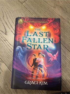 The Last Fallen Star by Graci Kim - Vibrant Purple/Blue Cover